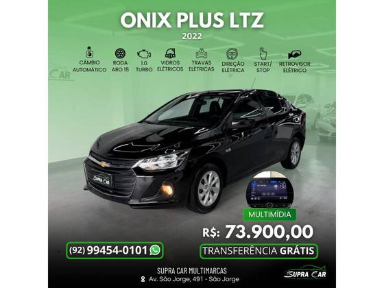 CHEVROLET ONIX 1.0 TURBO FLEX PLUS LTZ AUTOMÁTICO CHEVROLET ONIX 1.0 TURBO FLEX PLUS LTZ AUTOMÁTICO